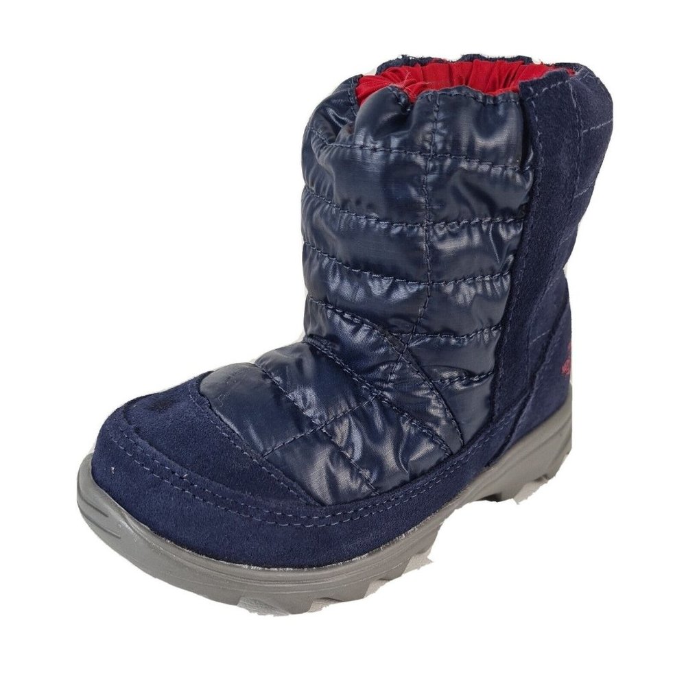 The North Face Boy Toddler Winter Camp Boots 200g Insulated Blue - Picture 1 of 12